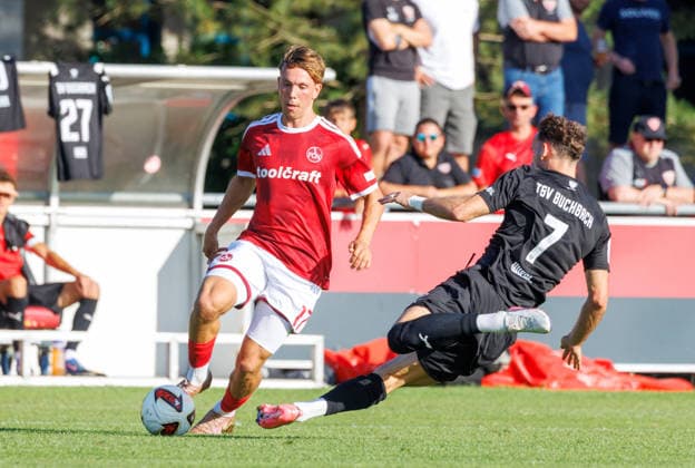 07.08.2026 - Fussball - Saison 2026 2027 - Regionalliga Bayern - 03. Spieltag: 1. FC Nürnberg FCN II ( Club ) - TSV Buchbach - DaMa - xdaxmax - Moritz Wiezorrek (17, 1. FC Nürnberg FCN II ) Faton Dzemailji (7, TSV Buchbach ) *** August 7, 2026 Soccer Season 2026–2027 Bavarian Regional League Matchday 3 FC Nuremberg FCN II vs. TSV Buchbach Women s Team xdaxmax Moritz Wiezorrek 17, 1 FC Nuremberg FCN II Faton Dzemailji 7, TSV Buchbach