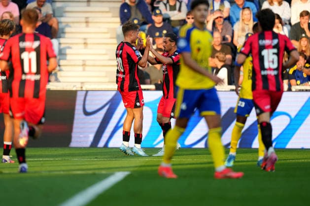 Eredivisie: SC Cambuur v Excelsior Rotterdam Leeuwarden - Noah Naujoks of Excelsior Rotterdam, Irakli Yegoian of Excelsior Rotterdam during the first competition round of the 2026 2027 Eredivisie season. The match is set between SC Cambuur and Excelsior Rotterdam at Kooi Stadion on 7 August 2026 in Leeuwarden, The Netherlands. (Hero Images Yannick Verhoeven) Copyright: xYannickxVerhoevenx