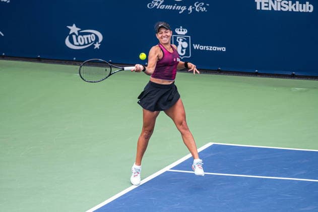 Warszawa 07.08.2026. Tennis. WTA, Tennis Damen 125 Warsaw T-Mobile Polish Open, day 6, Warsaw, Poland --- Tenis. Turniej WTA 125 Warsaw T-Mobile Polish Open, dzien 6, Warszawa Persons shown : Weronika Falkowska Fot. Kai Taller Arena Akcji NEWSPIX.PL --- newspix.pl 