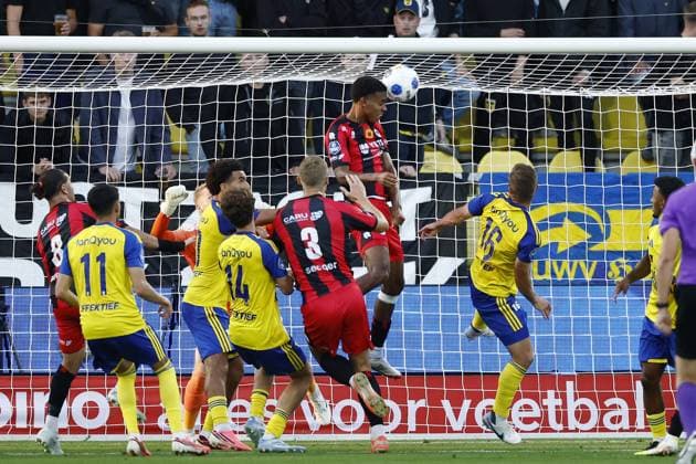 LEEUWARDEN - David Garden of Excelsior Rotterdam scores 0-3 during the Dutch Eredivisie match between SC Cambuur and Excelsior Rotterdam at the Kooi Stadion on August 7, 2026 in Leeuwarden, the Netherlands. VINCENT JANNINK ANP Eredivisie 2026 27 xVIxANPxSportx xxANPxIVx 565047600 originalFilename: 565047600.jpg