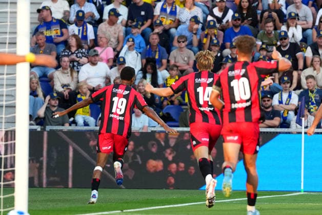 Eredivisie: SC Cambuur v Excelsior Rotterdam Leeuwarden - David Garden of Excelsior Rotterdam celebrating a goal during the first competition round of the 2026 2027 eredivisie season. The match is set between SC Cambuur and Excelsior Rotterdam at Kooi Stadion on 7 August 2026 in Leeuwarden, The Netherlands. ( Yannick Verhoeven) Copyright: xYannickxVerhoevenx