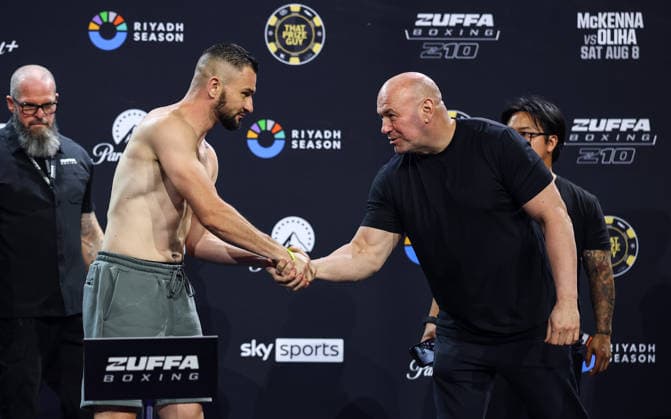 Boxing, Zuffa Boxing 10, weigh-in in Dublin
