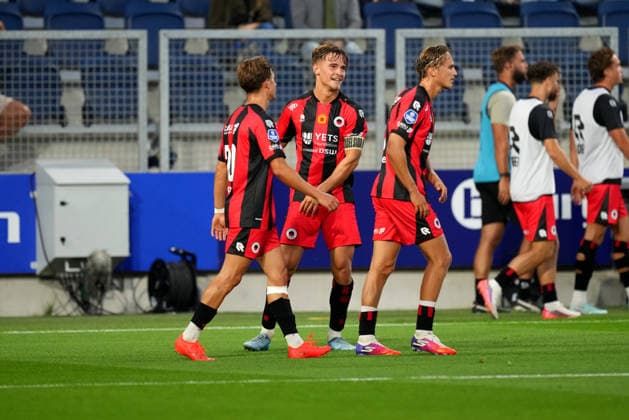Eredivisie: SC Cambuur v Excelsior Rotterdam Leeuwarden - Noah Naujoks of Excelsior Rotterdam during the first competition round of the 2026 2027 Eredivisie season. The match is set between SC Cambuur and Excelsior Rotterdam at Kooi Stadion on 7 August 2026 in Leeuwarden, The Netherlands. (Hero Images Yannick Verhoeven) Copyright: xYannickxVerhoevenx