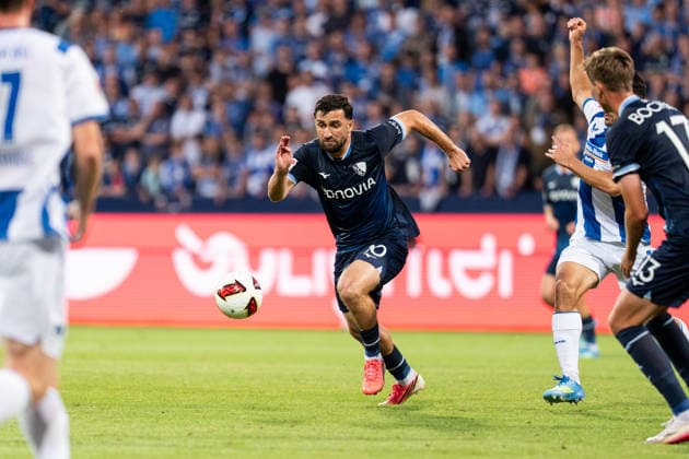 07.08.2026, GER Deutschland, Fussball, Saison 2026 2027, 2. Bundesliga, 1. Spieltag: VfL Bochum vs Hertha BSC Berlin Berkan Taz (VfL Bochum, 10) Einzelaktion; Ganzkörper Ganzkoerper ; Ball am Fuss; Bochum Vonovia Ruhrstadion Nordrhein Westfalen Deutschland *** August 7, 2026, GER Germany, Soccer, 2026–2027 Season, 2. Bundesliga, Matchday 1: VfL Bochum vs. Hertha BSC Berlin; Berkan Taz (VfL Bochum), 10 individual plays, full-body, ball at his feet, Bochum, Vonovia Ruhrstadion, North Rhine-Westphalia, Germany Copyright: xnordphotoxGmbHx xSchulzex