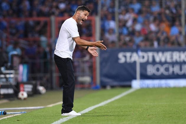 Fußball 2. Bundesliga 1. Spieltag VfL Bochum - Hertha BSC Berlin am 07.08.2026 im Vonovia Ruhrstadion in Bochum Stefan Leitl ( Trainer Cheftrainer Berlin ) DFL regulations prohibit any use of photographs as image sequences and or quasi-video. *** Soccer, 2. Bundesliga, Matchday 1: VfL Bochum vs. Hertha BSC Berlin on August 7, 2026, at the Vonovia Ruhrstadion in Bochum. Stefan Leitl, Head Coach of Berlin. DFL regulations prohibit any use of photographs as image sequences and or quasi-video. xRx