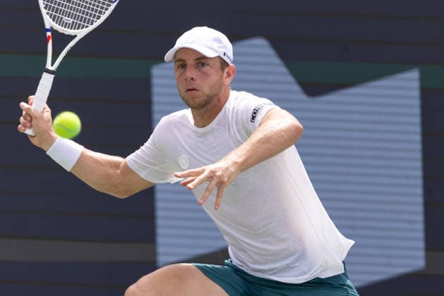 August 7, 2026, Montreal, Quebec, Canada: TALLON GRIEKSPOOR from Nederlands forehand in match against Matteo Arnaldi (30) from Italia in third round at Canadian Open at IGA stadium in Montreal, Quebec, Canada on 2026-08-07 Montreal Canada - ZUMAl189 20260807_zsp_l189_024 Copyright: xYannickxLegarex