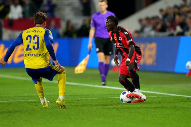 Eredivisie: SC Cambuur v Excelsior Rotterdam Leeuwarden - Osman Turay of Excelsior Rotterdam during the first competition round of the 2026 2027 Eredivisie season. The match is set between SC Cambuur and Excelsior Rotterdam at Kooi Stadion on 7 August 2026 in Leeuwarden, The Netherlands. (Hero Images Yannick Verhoeven) Copyright: xYannickxVerhoevenx