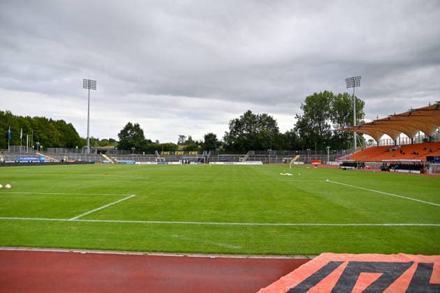 Stadion am Marschweg, Oldenburg, Panorama VfB Oldenburg vs. SV Drochtersen Assel, Fussball, Regionalliga Nord, 2. Spieltag, Saison 2026 2027, 07.08.2026, VfB Oldenburg vs. SV Drochtersen Assel, Fussball, Regionalliga Nord, 2. Spieltag, Saison 2026 2027, 07.08.2026 Oldenburg *** Stadion am Marschweg, Oldenburg, Panorama: VfB Oldenburg vs. SV Drochtersen Assel, Soccer, Regionalliga Nord, Matchday 2, 2026–2027 Season, August 7, 2026, VfB Oldenburg vs. SV Drochtersen Assel, Soccer, Regionalliga Nord, Matchday 2, 2026–2027 Season, August 7, 2026, Oldenburg Copyright: xEibner-Pressefoto RobertxGertzenx EP_RGN