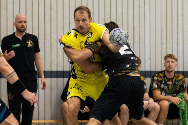 Kai HAEFNER (TVB Stuttgart, 34) erzielt ein Tor, Aktion, Torwurf GER, TVB Stuttgart vs. HC Elbflorenz 2006, Handball, Vorbereitung, Turnier, S-Cup Altensteig, Viertelfinale, Spielzeit 2026 2027, 07.08.2026, GER, TVB Stuttgart vs. HC Elbflorenz 2006, Handball, Vorbereitung, Turnier, S-Cup Altensteig, Viertelfinale, Spielzeit 2026 2027, 07.08.2026, Altensteig *** Kai HAEFNER, TVB Stuttgart, 34, scores a goal; action; shot on goal; GER; TVB Stuttgart vs. HC Elbflorenz 2006; handball; preseason; tournament; S Cup Altensteig; quarterfinals; 2026–2027 season, August 7, 2026, GER, TVB Stuttgart vs. HC Elbflorenz 2006, handball, preseason, tournament, S Cup Altensteig, quarterfinals, 2026–2027 season, August 7, 2026, Altensteig Copyright: xEibnerxPressefoto OliverxSchmidtx EP_OST