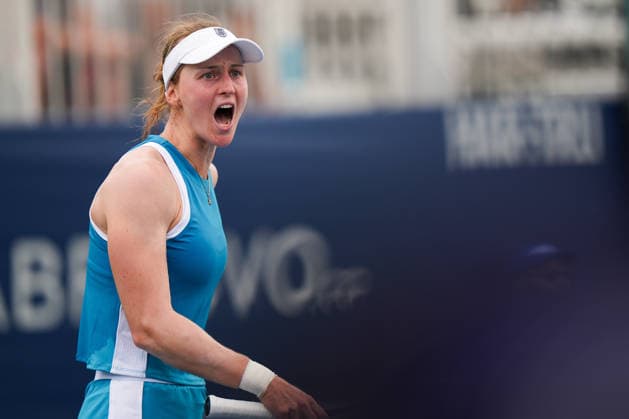 National Bank Open 2026 - Day 7 TORONTO, CANADA - AUGUST 7 : Liudmila Samsonova gestures after scoring a point against Maya Joint of Australia in the round of 32 during the WTA, Tennis Damen 1000 National Bank Open in Toronto, Ontario, Canada on August 7, 2026. Mert Alper Dervis Anadolu Ontario Canada. Editorial use only. Please get in touch for any other usage.  Copyright: x2026xAnadoluxMertxAlperxDervisx