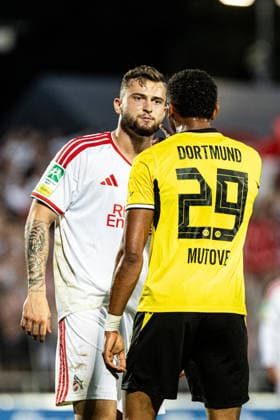 Regionalliga West: Borussia Dortmund II - 1.FC Köln II, 07.08.2026 Luis Magnus Stapelmann (1. FC Köln U23, 32), Kevin Mutove (Borussia Dortmund U23, 29) omitted Streit nach dem Abpfiff. Regionalliga West: Borussia Dortmund II - 1.FC Köln II, Rote Erde, Dortmund; 07.08.2026 DFB regulations prohibit any use of photographs as image sequences and or quasi video. *** Regionalliga West: Borussia Dortmund II vs. 1. FC Köln II, August 7, 2026; Luis Magnus Stapelmann (1. FC Köln U23, 32), Kevin Mutove, Borussia Dortmund U23, 29 (omitted) Altercation after the final whistle, Regionalliga West: Borussia Dortmund II vs. 1. FC Köln II, Rote Erde, Dortmund, August 7, 2026. DFB regulations prohibit any use of photographs as image sequences and or quasi-video. Copyright: xBEAUTIFULxSPORTS Buriakovx