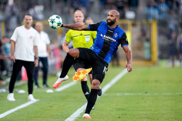 Terrence Boyd (SV Waldhof, 13), am Ball, Freisteller, Ganzkörper, Einzelbild, Einzelfoto, Aktion, Action, 07.08.2026, Mannheim (Deutschland), Fussball, 3. Liga, SV Waldhof Mannheim - Fortuna Düsseldorf, DFB DFL REGULATIONS PROHIBIT ANY USE OF PHOTOGRAPHS AS IMAGE SEQUENCES AND OR QUASI-VIDEO. *** Terrence Boyd, SV Waldhof, 13, on the ball, cutout, full-body, single frame, single photo, action, August 7, 2026, Mannheim, Germany, soccer, 3rd Division, SV Waldhof Mannheim vs. Fortuna Düsseldorf, DFB and DFL regulations prohibit any use of photographs as image sequences and or quasi-video xozx