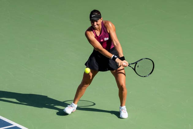 WTA, Tennis Damen 125 Warsaw T-Mobile Polish Open - Doubles Final Weronika Falkowska of Poland is seen during the doubles final of the WTA 125 Warsaw T-Mobile Polish Open tennis tournament in Warsaw, Poland, on August 7, 2026. Warsaw Poland  Copyright: xMarekxAntonixIwaÅ czukx originalFilename:iwanczuk-thedoubl260808_npmNN.jpg