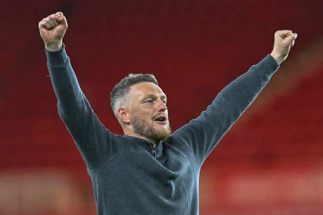 Middlesbrough v Wrexham - Carabao Cup First Round Kim Hellberg, Middlesbrough manager, is pictured at the end of the Carabao Cup first-round match between Middlesbrough and Wrexham at the Riverside Stadium in Middlesbrough, United Kingdom. Middlesbrough North Yorkshire United Kingdom  Copyright: xMIxNewsx originalFilename:fletcher-middlesb260807_npzYP.jpg
