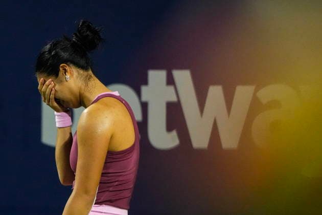 August 7, 2026, Toronto, On, CAN: Philippines Alexandra Eala reacts as she clinches a win over United States Caty McNally in National Bank Open tennis action in Toronto on Friday, August 7, 2026. Canada News - August 7, 2026  - ZUMAc35_ 20260807_zaf_c35_115 Copyright: xChrisxYoungx