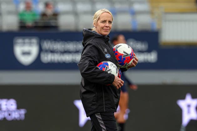 New Zealand International Football Festival Auckland Invitational XI Women s coach Jenny Bindon. New Zealand International Football Festival - Chelsea FC Women v Auckland Invitational XI Women at Eden Park, Auckland, New Zealand, Saturday 8 August 2026. Photo: Shane Wenzlick z Copyright: xShanexWenzlickx xPhotosport.nzx