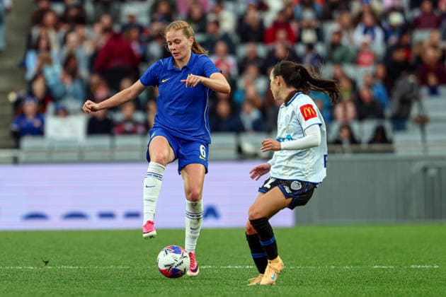 New Zealand International Football Festival Chelsea FC Womens s Sjoeke Nusken. New Zealand International Football Festival - Chelsea FC Women v Auckland Invitational XI Women at Eden Park, Auckland, New Zealand, Saturday 8 August 2026. Photo: Shane Wenzlick z Copyright: xShanexWenzlickx xPhotosport.nzx