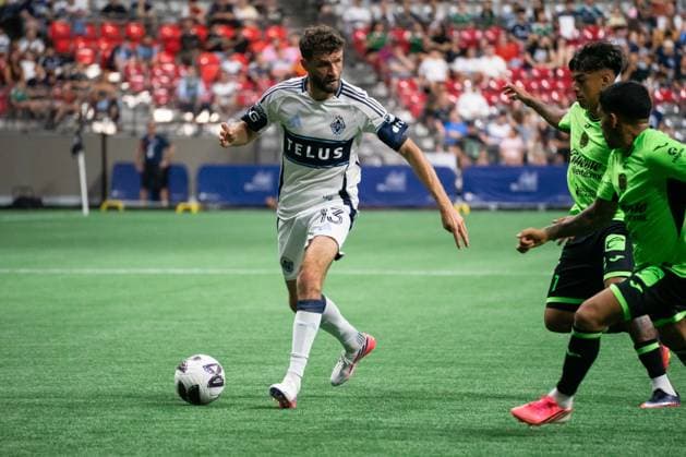 VANCOUVER, CANADA - AUGUST 7: Thomas Muller of Vancouver Whitecaps FC controls the ball during the Leagues Cup group stage match between Vancouver Whitecaps FC and FC Juarez at BC Place Stadium on August 7, 2026 in Vancouver, British Columbia, Canada.  Copyright: xAmyxElle SPPx Sportspressphoto_SPR202275