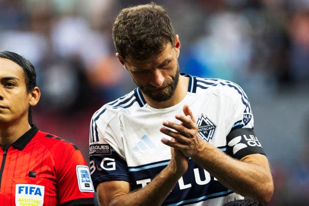 Thomas Müller seen during Leagues Cup game between teams of Vancouver Whitecaps FC and FC Juarez (Gael Amador Ball Raw Images) Vancouver BC Place Canada Copyright: xGaelxAmadorx whitecaps_vs_juarez0050
