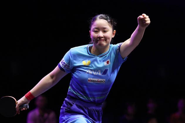 Miwa Harimoto (JPN), AUGUST 8, 2026 - Table tennis, Tischtennis : WTT Champions Yokohama 2026 Women s Singles Quarter-final at Yokohama BUNTAI, Kanagawa, Japan.  aflo_340355202 YUTAKAx