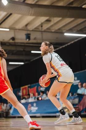 RECORD DATE NOT STATED Am 06.08.2026 trafen die U18-Mannschaft von Deutschland in der Europameisterschaft im Kistamässan in Stockholm auf Montenegro. Die Foto-Galerie zeigt die besten Szenen des Basketballspiels. Heimspiel der deutschen U18-Auswahl. Europameisterschaft u18w, Deutschland vs Montenegro, 06.08.2026, Stockholm, Kistamässan *** On August 6, 2026, Germany’s U18 team faced Montenegro at the European Championship at Kistamässan in Stockholm. The photo gallery shows the best moments from the basketball game—the home game for the German U18 team at the U18 Women’s European Championship, Germany vs. Montenegro, August 6, 2026, Stockholm, Kistamässan Copyright: xJoelxKruehlerx