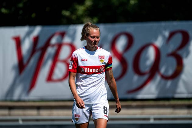 08.08.2026, GER, Fussball, Frauen, Testspiel, Saison 2026 2027, VfB Stuttgart vs TSG 1899 Hoffenheim Maximiliane Rall ( VfB Stuttgart, 08 ), Stuttgart Robert-Schlienz-Stadion Baden-Württemberg Deutschland *** August 8, 2026, GER, Soccer, Women s, Friendly, 2026–2027 Season, VfB Stuttgart vs. TSG 1899 Hoffenheim, Maximiliane Rall (VfB Stuttgart), August 8, Stuttgart, Robert Schlienz Stadium, Baden-Württemberg, Germany Copyright: xNordphoto Memmlerx