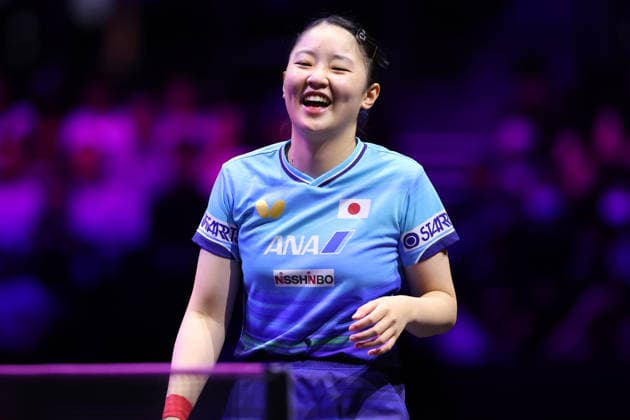 Miwa Harimoto (JPN), AUGUST 8, 2026 - Table tennis, Tischtennis : WTT Champions Yokohama 2026 Women s Singles Quarter-final at Yokohama BUNTAI, Kanagawa, Japan.  aflo_340359813 YUTAKAx