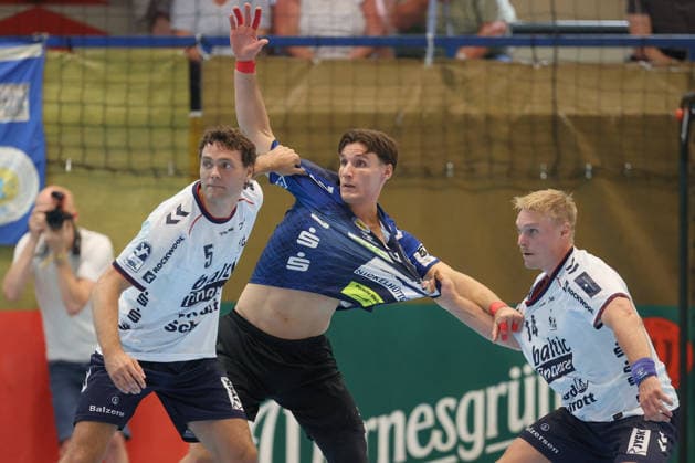Handball, Gü-Sport Hummel Cup, EHV Aue v SG Flensburg-Handewitt