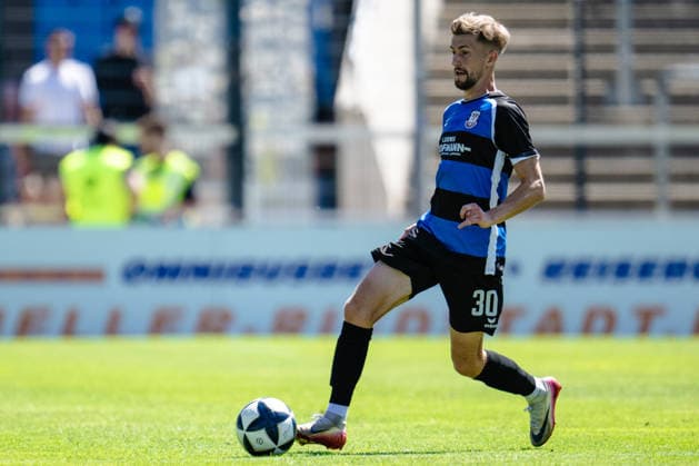 Corvin Bock (FSV Frankfurt, 30) FSV Frankfurt vs. VfR Mannheim, Fussball, Regionalliga Suedwest, 1. Spieltag, Saison 2026 2027, 08.08.2026 Eibner-Pressefoto Attila Ziga FSV Frankfurt vs. VfR Mannheim, Fussball, Regionalliga Suedwest, 1. Spieltag, Saison 2026 2027, 08.08.2026 Frankfurt *** Corvin Bock, FSV Frankfurt, 30 FSV Frankfurt vs. VfR Mannheim, Soccer, Regionalliga Southwest, Matchday 1, 2026–2027 Season, August 8, 2026 Eibner Press Photo Attila Ziga FSV Frankfurt vs. VfR Mannheim, Soccer, Regionalliga Southwest, Matchday 1, 2026–2027 Season, August 8, 2026 Frankfurt Copyright: xEibner-Pressefotox EP_AZA