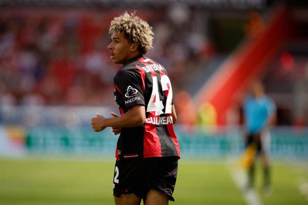 Fußball I Männer I Testspiel I Bayer 04 Leverkusen - FC Sevilla I 08.08.2026 Montrell Culbreath (42, Bayer 04 Leverkusen) Leverkusen BayArena Niedersachsen Deutschland *** Soccer I Men I Friendly Match I Bayer 04 Leverkusen vs. Sevilla FC I August 8, 2026 Montrell Culbreath 42, Bayer 04 Leverkusen, Leverkusen, BayArena, Lower Saxony, Germany Copyright: xLobeca CedricxSiefkerx