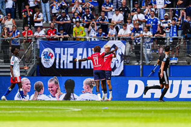 Torjubel OSC Lille nach Tor zum 0:1 Hakon Haraldsson (OSC Lille, 10) GER, Hamburger SV vs. OSC Lille, Fußball, Testspiel, Saison 2026 2027, 08.08.2026 GER, Hamburger SV vs. OSC Lille, Fußball, Testspiel, Saison 2026 2027, 08.08.2026 Hamburg *** OSC Lille celebrates Hakon Haraldsson s goal to make it 0–1, OSC Lille, 10 GER, Hamburger SV vs. OSC Lille, soccer, friendly match, 2026–2027 season, August 8, 2026 GER, Hamburger SV vs. OSC Lille, soccer, friendly match, 2026–2027 season, August 8, 2026 Hamburg Copyright: xEibner-Pressefoto MarcelxvonxFehrnx EP_MFN