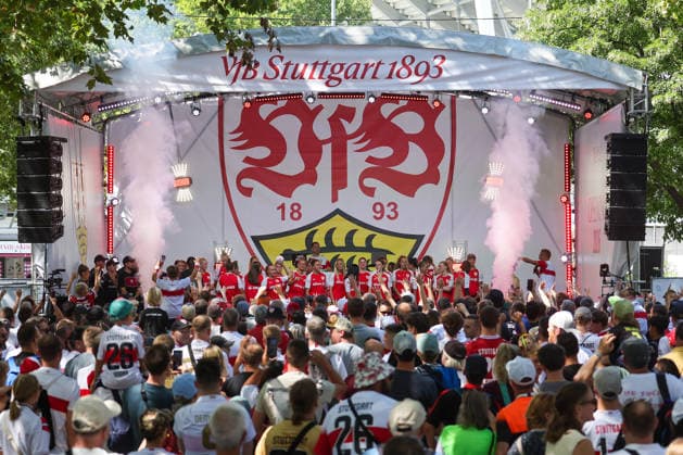 Football, Bundesliga 1, VfB Stuttgart, season opener