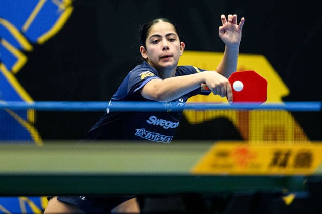 260808 Angelina Bebawy of Sweden during a qualifications Table tennis, Tischtennis match at the WTT Europe Smash on August 8, 2026 in Malmö. Photo: Mathilda Schuler BILDBYRAN kod MA MA1012 bordtennis table tennis pingis wtt grand smash bbeng sverige sweden *** 260808 Angelina Bebawy of Sweden during a table tennis qualifying match at the WTT Europe Smash on August 8, 2026, in Malmö. Photo by Mathilda Schuler. BILDBYRAN code MA MA1012 table tennis pingis WTT Grand Smash BBENG Sweden  Copyright: MATHILDAxSCHULER BB260808MA004