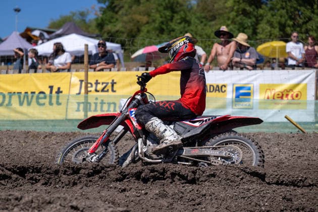 Axel Billottet (FRA). xettx, Deutschland, Gaildorf, 08.08.2026, Int. 61. Gaildorfer ADAC Motocross, 2026, Motocross, MX Masters, Last Chance Rennen, Auf der Wacht *** Axel Billottet FRA xettx, Germany, Gaildorf, August 8, 2026, Int 61 Gaildorf ADAC Motocross, 2026, Motocross, MX Masters, Last Chance Race, Auf der Wacht