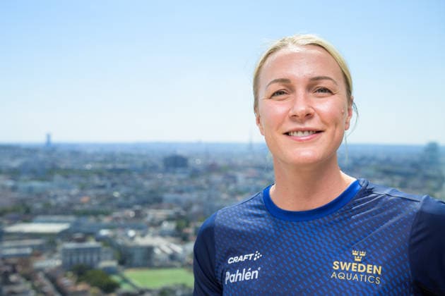 260808 Sarah Sjöström of the Swedish national swimming team poses for a portrait at a press meet during day nine of the 2026 European Aquatics Championships on August 8, 2026 in Saint-Denis. Photo: Joel Marklund BILDBYRAN kod JM JM0835 bbeng simning swimming svomming 2026 european aquatics championships em Sverige Sweden pressträff porträtt *** August 8, 2026: Sarah Sjöström of the Swedish national swimming team poses for a portrait at a press conference on the ninth day of the 2026 European Aquatics Championships in Saint-Denis. 2026 in Saint-Denis. Photo by Joel Marklund. BILDBYRAN code JM JM0835 bbeng swimming 2026 European Aquatics Championships EM Sweden press conference portrait  Copyright: JOELxMARKLUND BB260808JM008