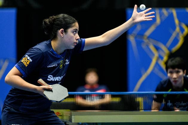 260808 Angelina Bebawy of Sweden during a qualifications Table tennis, Tischtennis match at the WTT Europe Smash on August 8, 2026 in Malmö. Photo: Mathilda Schuler BILDBYRAN kod MA MA1012 bordtennis table tennis pingis wtt grand smash bbeng sverige sweden *** 260808 Angelina Bebawy of Sweden during a table tennis qualifying match at the WTT Europe Smash on August 8, 2026, in Malmö. Photo by Mathilda Schuler. BILDBYRAN code MA MA1012 table tennis pingis WTT Grand Smash BBENG Sweden  Copyright: MATHILDAxSCHULER BB260808MA006