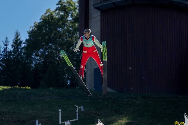 SAUT A SKI COUPE MONDE COURCHEVEL PHOTOPQR LE DAUPHINE Tom PHAM VAN SUU ; Courchevel ; 08 08 2026 ; A Courchevel (Savoie), le 8 août 2026. Coupe du monde de saut à ski. Sur notre photo :Joséphine Pagnier . Photo : Tom Pham Van Suu Le Dauphiné Libéré Ski jumping, Skispringen, Ski, nordisch World Cup in Courchevel on August 8, 2026 Courchevel Savoie Rhône-Alpes France  Copyright: xPHOTOPQR LExDAUPHINE MAXPPPxTomxPHAMxVANxSUUx 20260808JDL5085 20260808JDL5085