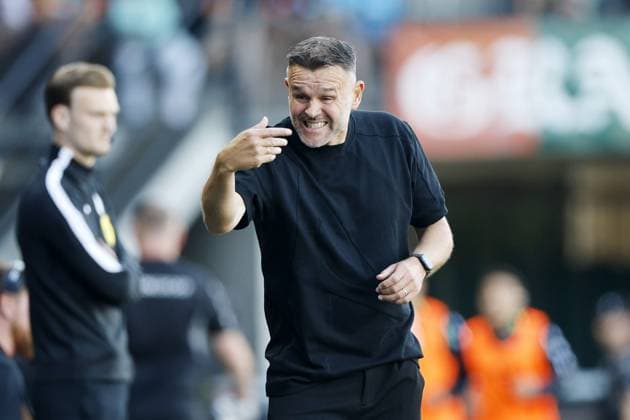 NIJMEGEN - Telstar Coach Henk Brugge during the Dutch Eredivisie match between NEC Nijmegen and Telstar at De Goffert on August 8, 2026, in Nijmegen, the Netherlands. BART STOUTJESDIJK ANP Eredivisie 2026 27 xVIxANPxSportx xxANPxIVx 565090299 originalFilename: 565090299.jpg
