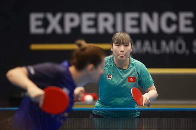 2026 WTT Europe Smash - Sweden - Qualifications Day 1 Su Tsz Tung of Hong Kong competes against Sibel Altinkaya of Turkey during the Women s Singles Qualifying Round 1 at the 2026 Europe Smash in Malmo, Sweden, on August 8, 2026. Malmo Sweden  Copyright: xRemyxGrosx originalFilename:gros-2026euro260808_npBzJ.jpg