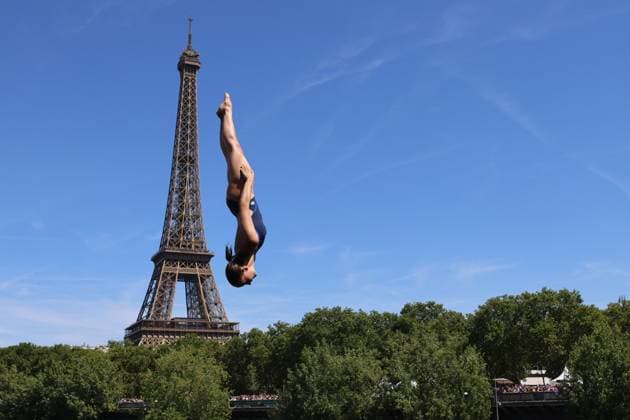 Swimming, European Championships in Paris, Diving, Women, 20m