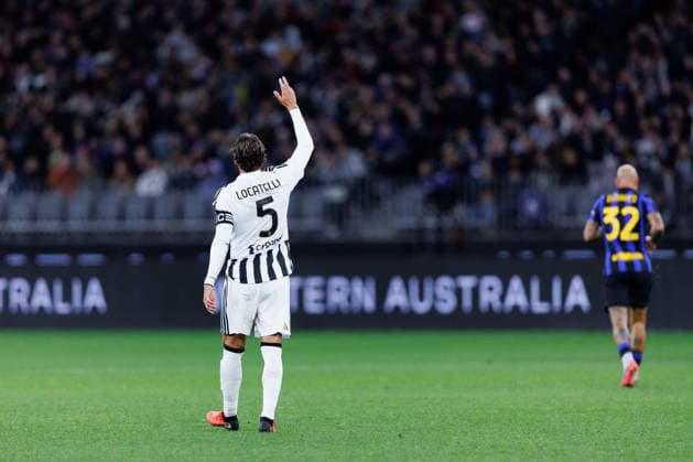 August 8, 2026, Perth, Wa, Australia: Manuel Locatelli during the Calcio Italiano match between Juventus FC and Internazionale FC at Optus Stadium in Perth. Juventus FC V Internazionale FC Ã¢â‚¬ Calcio Italiano Perth  - ZUMAc318 20260808_znp_c318_039 Copyright: xJohnxCarusix