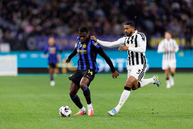 August 8, 2026, Perth, Wa, Australia: Ange-Yoan Bonny during the Calcio Italiano match between Juventus FC and Internazionale FC at Optus Stadium in Perth. Perth Australia - ZUMAc318 20260808_znp_c318_029 Copyright: xJohnxCarusix