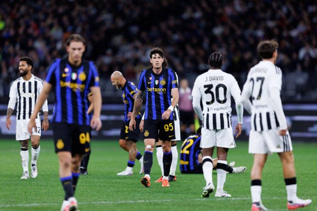 August 8, 2026, Perth, Wa, Australia: Alessandro Bastoni during the Calcio Italiano match between Juventus FC and Internazionale FC at Optus Stadium in Perth. Perth Australia - ZUMAc318 20260808_znp_c318_046 Copyright: xJohnxCarusix
