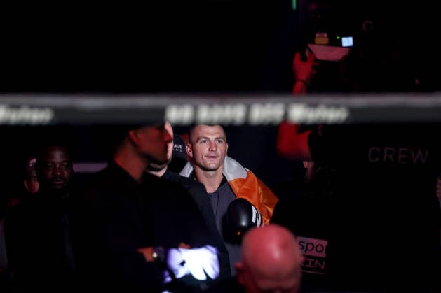 Zuffa Boxing 10, 3Arena, Dublin 8 8 2026 Conor Coyle makes his way to the ring Conor Coyle makes his way to the ring 8 8 2026  Copyright: xx NE1L1443