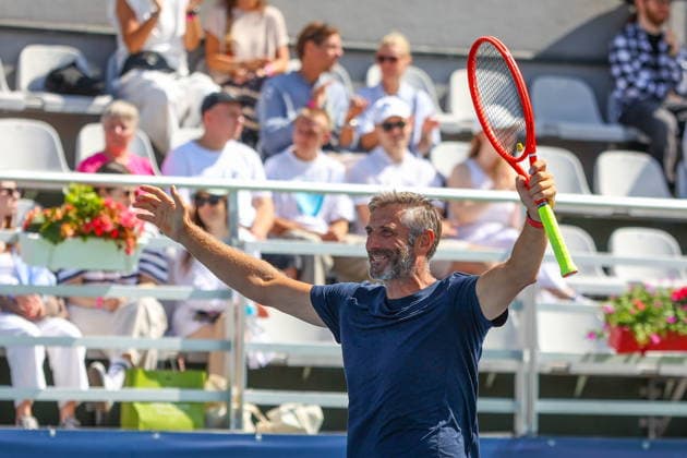 WARSZAWA 08.08.2026 TURNIEJ WTA, Tennis Damen 125 WARSAW T-MOBILE POLISH OPEN - MECZ POKAZOWY GWIAZD--- TENNIS TOURNAMENT WTA 125 WARSAW T-MOBILE POLISH OPEN - SHOW CELEBRITY GAME MACIEJ DOWBOR FOT. ANNA KLEPACZKO FOTOPYK NEWSPIX.PL --- newspix.pl 