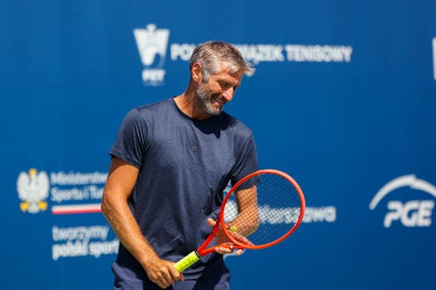 WARSZAWA 08.08.2026 TURNIEJ WTA, Tennis Damen 125 WARSAW T-MOBILE POLISH OPEN - MECZ POKAZOWY GWIAZD--- TENNIS TOURNAMENT WTA 125 WARSAW T-MOBILE POLISH OPEN - SHOW CELEBRITY GAME MACIEJ DOWBOR FOT. ANNA KLEPACZKO FOTOPYK NEWSPIX.PL --- newspix.pl 