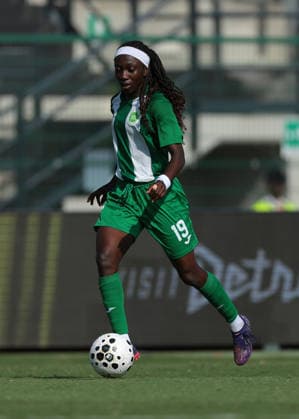 Biella, Italy, 8th August 2026. Georgina Ameyaa of KFF Apolonia during the SCU Torreense vs KFF Apolonia UEFA Womens Champions League Play Offs 3rd place match at Stadio Vittorio Pozzo, Biella. Picture credit should read: Jonathan Moscrop Sportimage EDITORIAL USE ONLY. No use with unauthorised audio, video, data, fixture lists, club league logos or live services. Online in-match use limited to 120 images, no video emulation. No use in betting, games or single club league player publications. SPI_031_TORREENSE_APOLONIA SPI-4905-0031