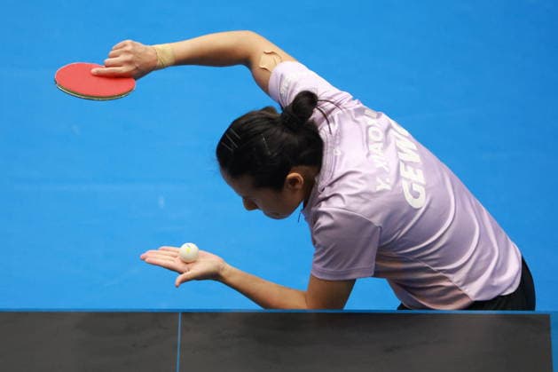 2026 WTT Europe Smash - Sweden - Qualifications Day 1 Xiaoxin Yang of Monaco plays against Alice Nilsson of Sweden during the Women s Singles Qualifying Round 1 at the 2026 Europe Smash in Malmo, Sweden, on August 8, 2026. Malmo Sweden  Copyright: xRemyxGrosx originalFilename:gros-europesm260808_npFxR.jpg