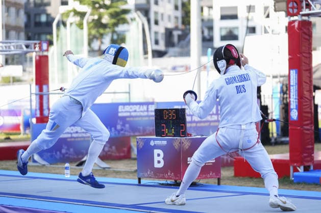 2026 European Modern pentathlon, moderner Fünfkampf Championships in Istanbul ISTANBUL, TURKIYE - AUGUST 8: Athletes compete during the 2026 European Senior Modern Pentathlon Championships hosted at the Burhan Felek Sports Complex in Istanbul, Turkiye, on August 8, 2026. Bunyamin Celik Anadolu Istanbul Turkey. Editorial use only. Please get in touch for any other usage.  Copyright: x2026xAnadoluxBunyaminxCelikx