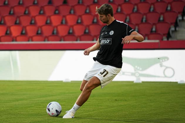 ESP: RCD Mallorca vs Elversberg Pre Season match 2026 2027 Maximiliam Rohr during Pre Season match between RCD Mallorca and Elversberg played at Estadio de Son Moix, on August 08, 2026 Palma de Mallorca, Spain. Palma de Mallorca Spain Football *** ESP RCD Mallorca vs. Elversberg, 2026–2027 Preseason Match: Maximilian Rohr during the preseason match between RCD Mallorca and Elversberg, played at Estadio de Son Moix on August 8, 2026, in Palma de Mallorca, Spain. Palma de Mallorca, Spain. Soccer Copyright: xNandoxTorresx